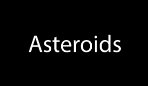 Asteroids Game Screen Capture